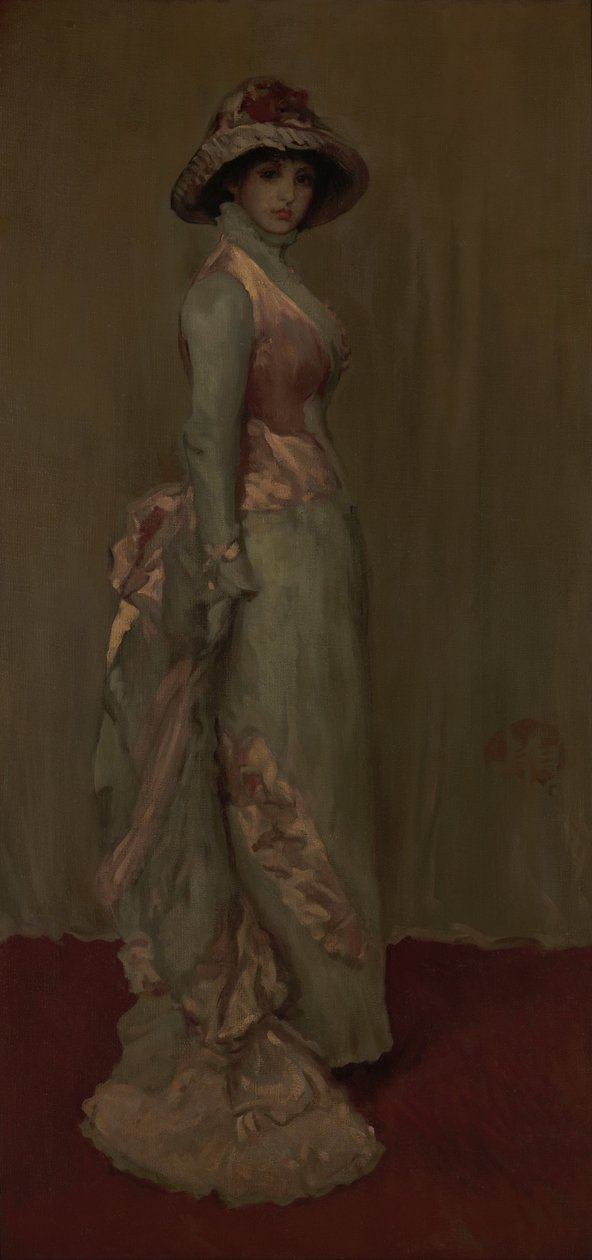 Harmonie in Rosa und Grau - Lady Meux von James Abbott McNeill Whistler