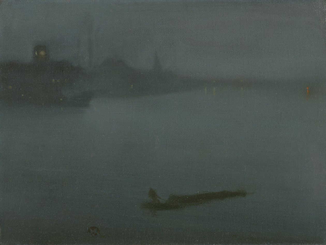Nocturne in Blau und Silber von James Abbott McNeill Whistler