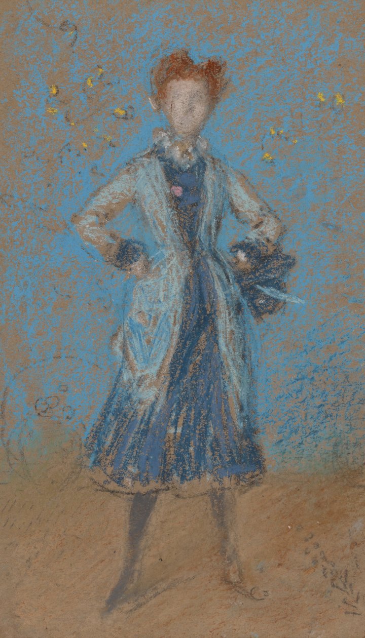 Das blaue Mädchen von James Abbott McNeill Whistler