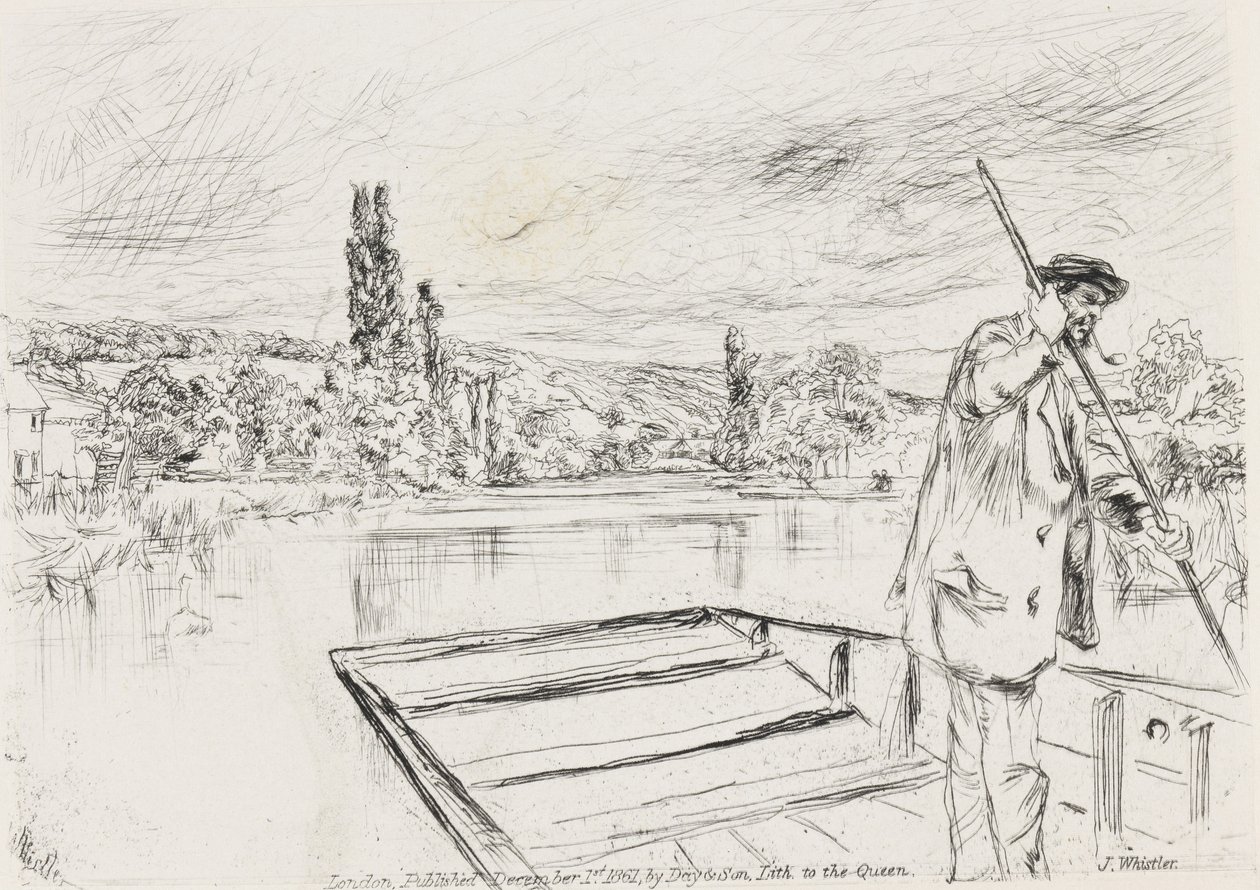 Das Boot, 1861 von James Abbott McNeill Whistler