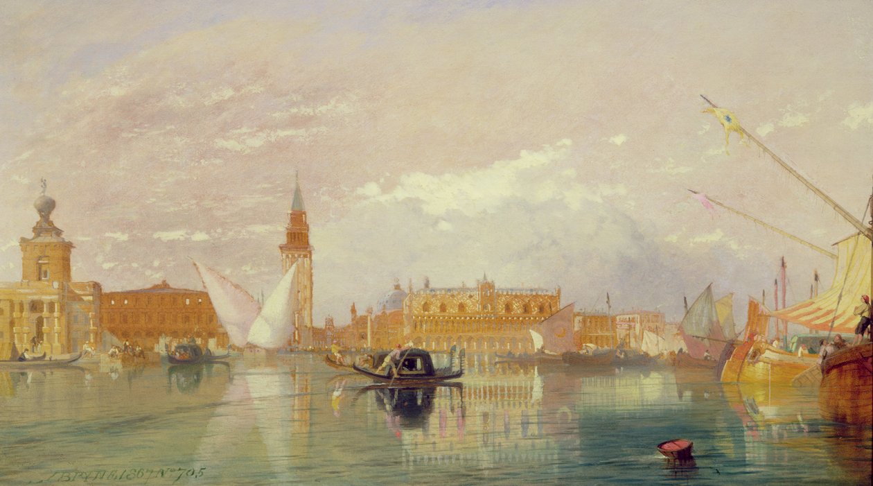 Ansicht von Venedig, 1867 von James Baker Pyne