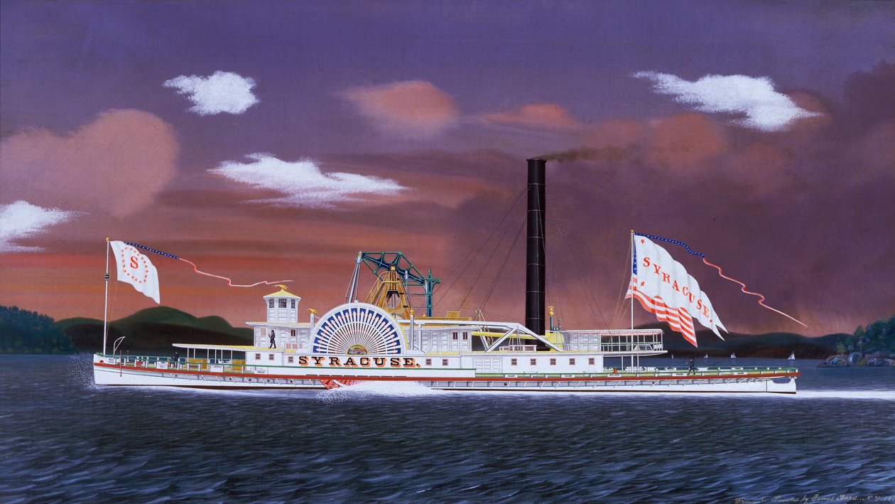 Das Dampfschiff Syracuse von James  Bard
