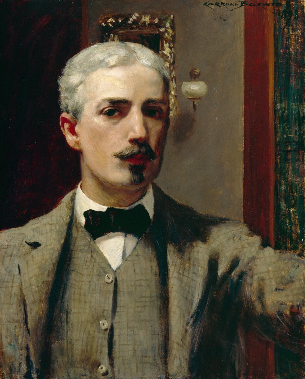 Selbstporträt, 1898 von James Carroll Beckwith