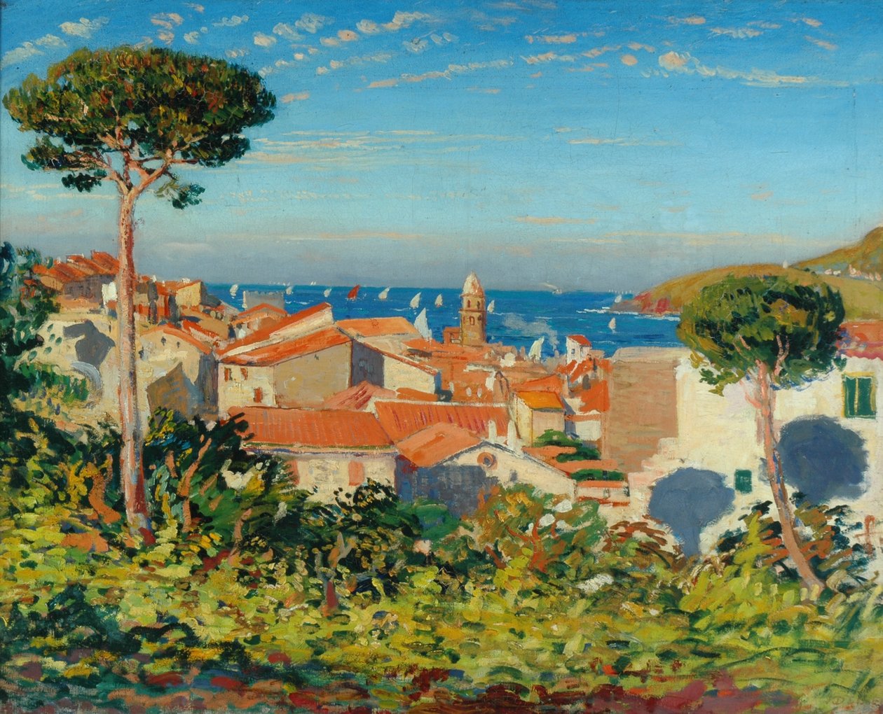 Die Stadt Collioure, ca. 1908 von James Dickson Innes