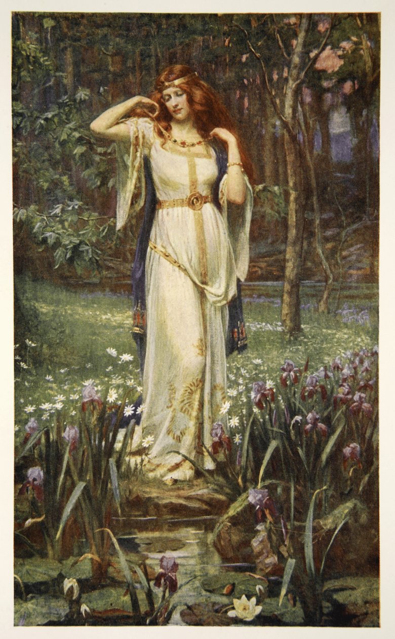 Freyja und die Halskette, Illustration aus 