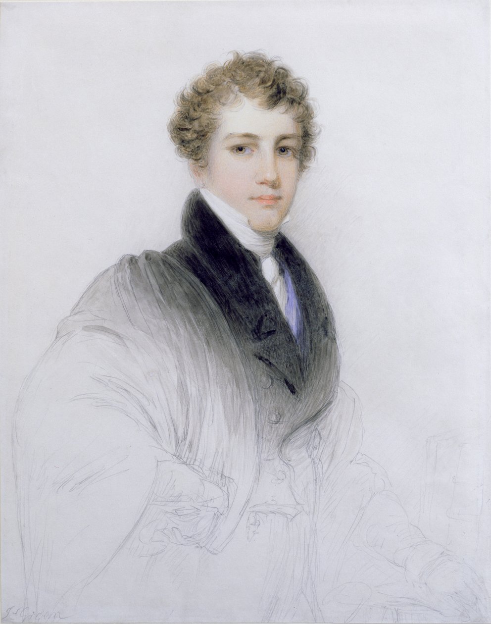 Regency-Jugend im grauen Jackett von James Green