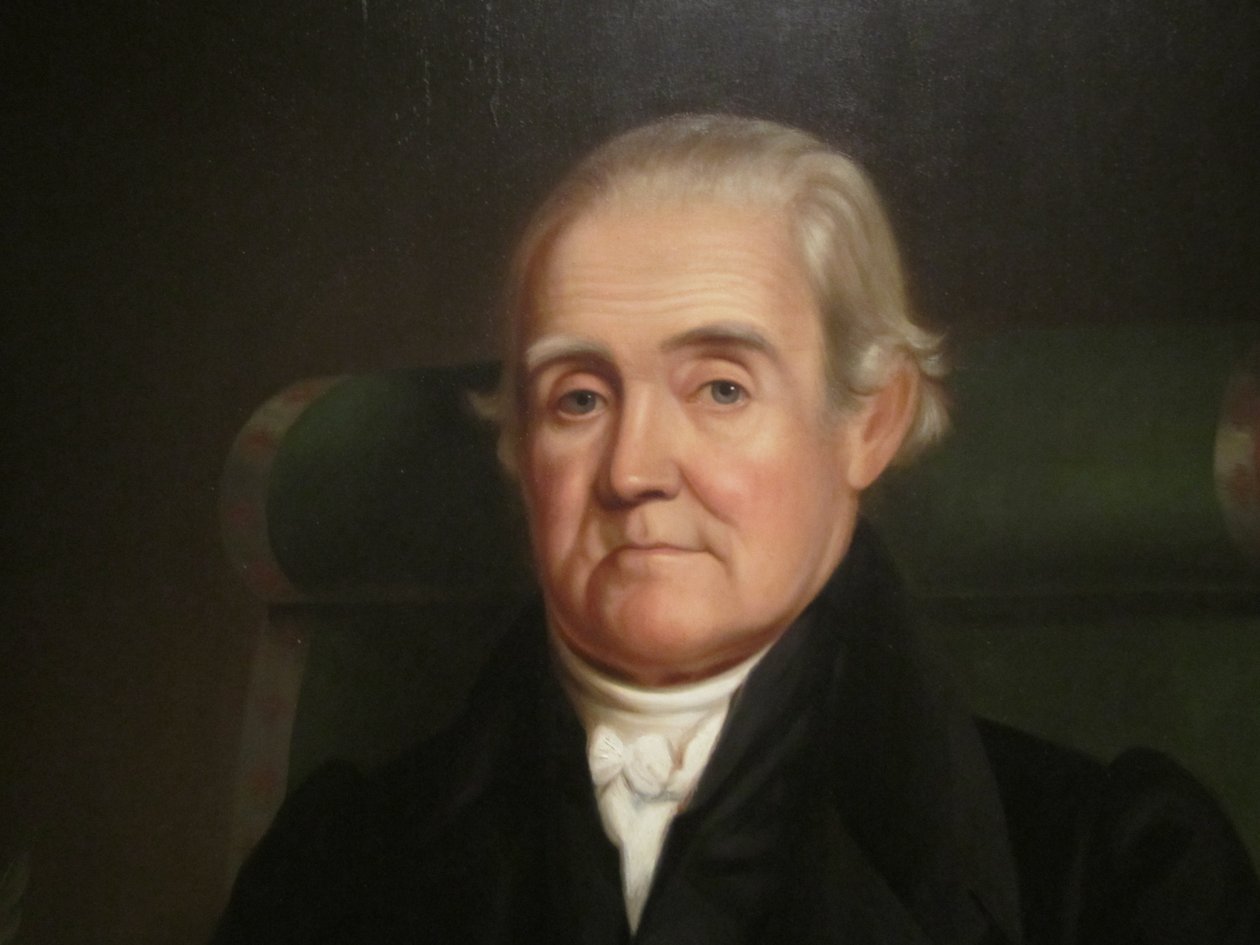 Detail (Porträt von Noah Webster) von James Herring