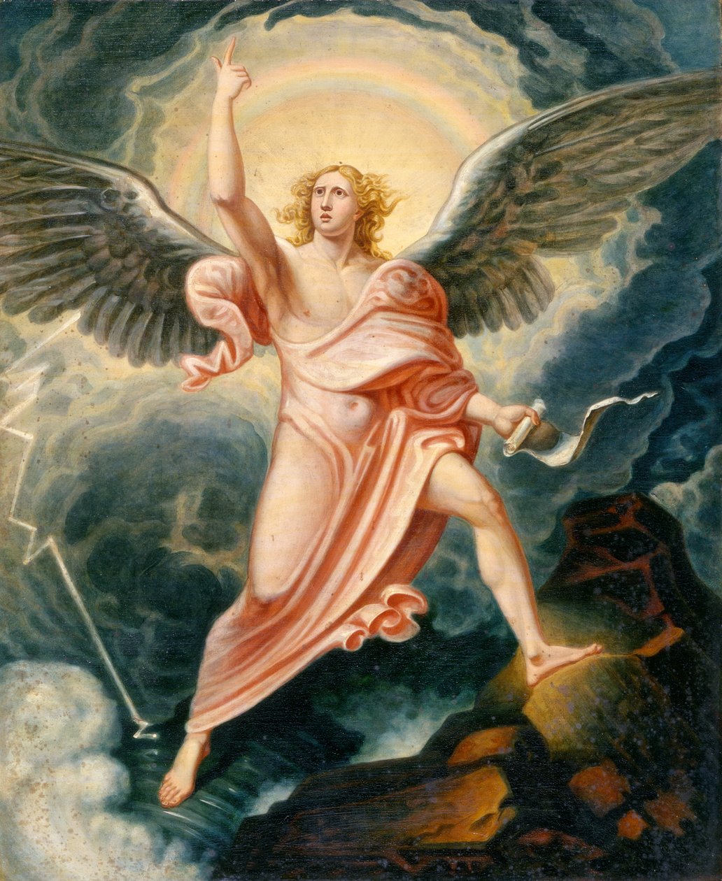 Der Engel verkündet das Ende der Zeit von James Justus Tucker