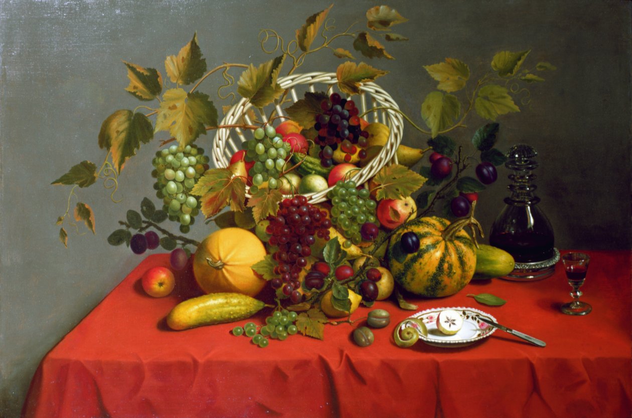 Stillleben mit Früchten und Blumen von James Miller