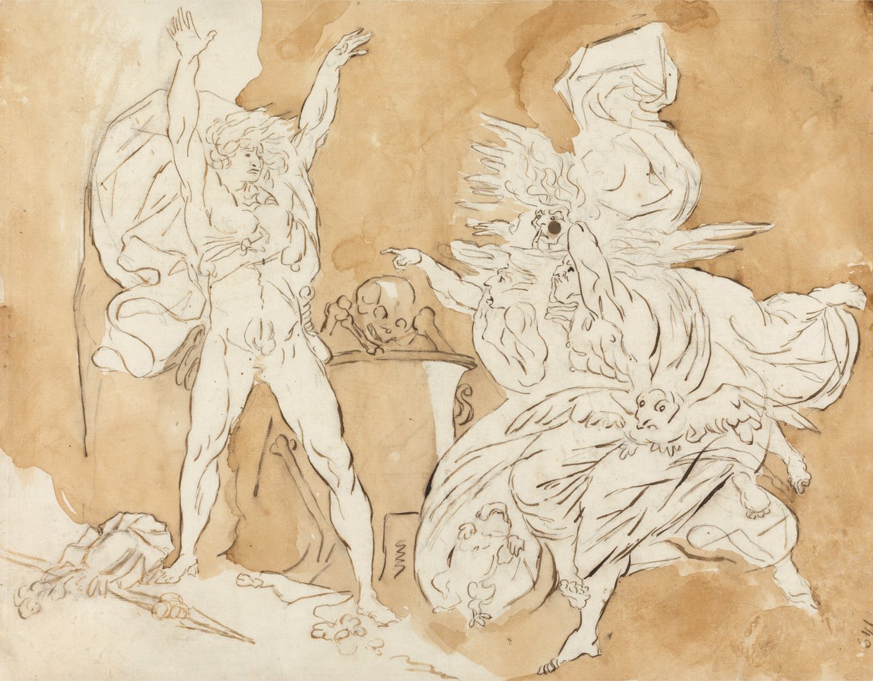 Macbeth und die Hexen von James Northcote