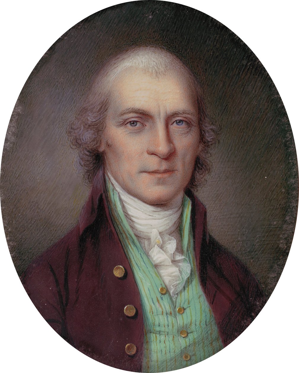 Porträt von Oberst Richard Thomas von James the Elder Peale