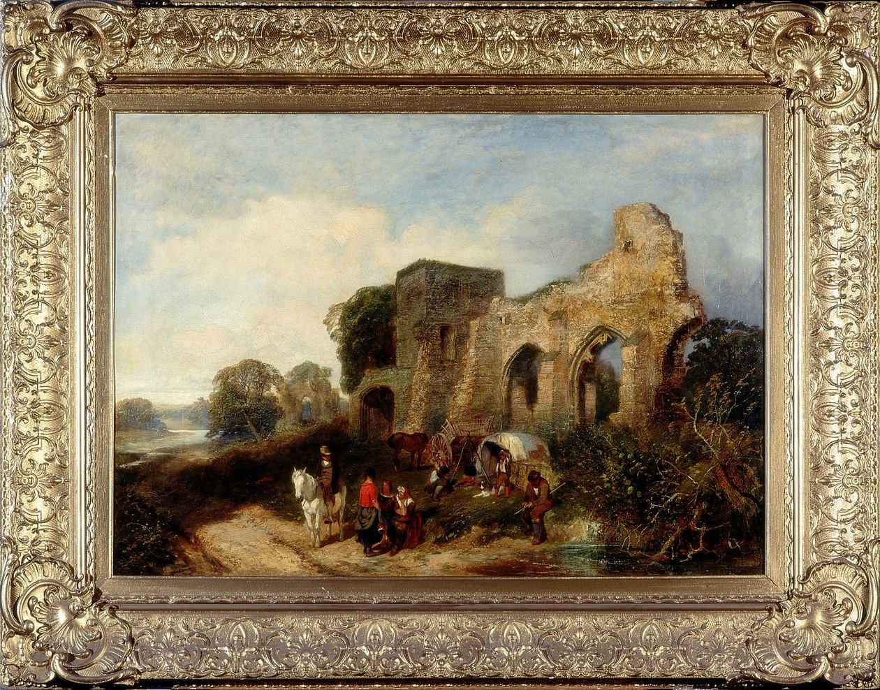 Easby Abbey, ca. 1852-1856 von James Peel