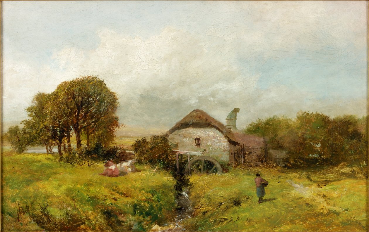 Mühle bei Sheppard, Devon, ca. 1865 von James Peel