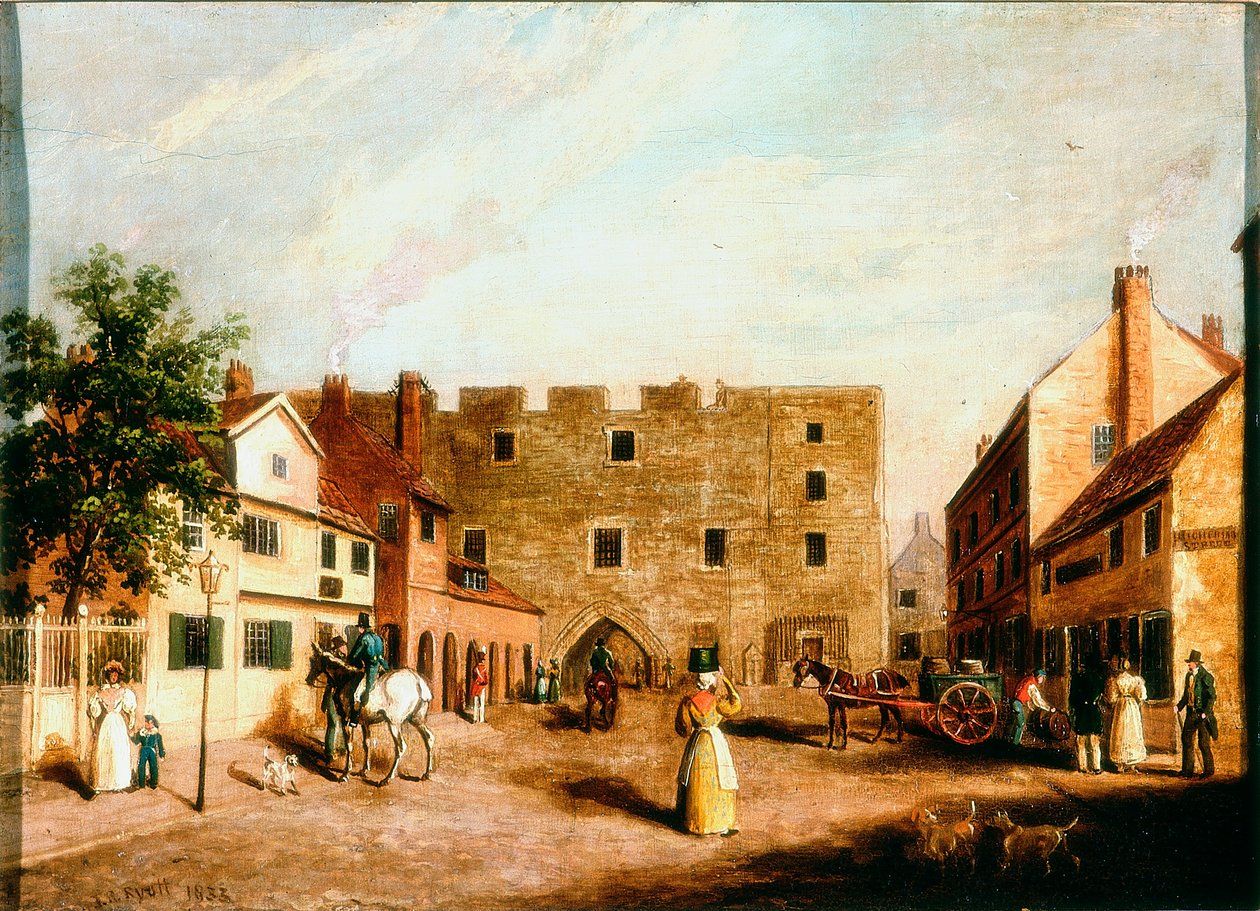 Newgate, Newcastle upon Tyne, ca. 1820 von James Russell Ryott