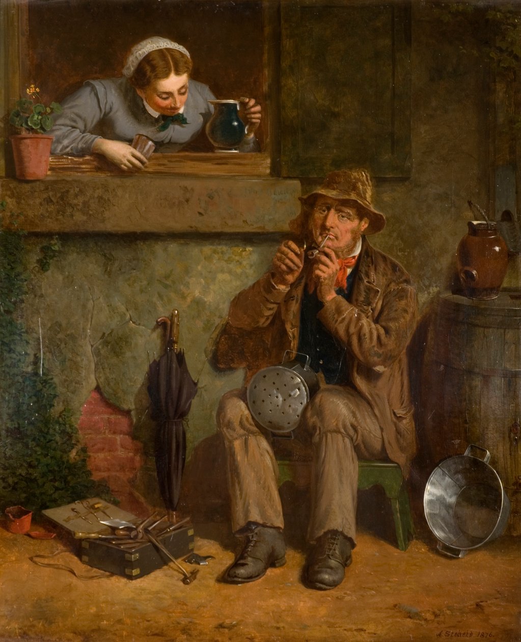Creature Comforts, 1876 von James Stokeld