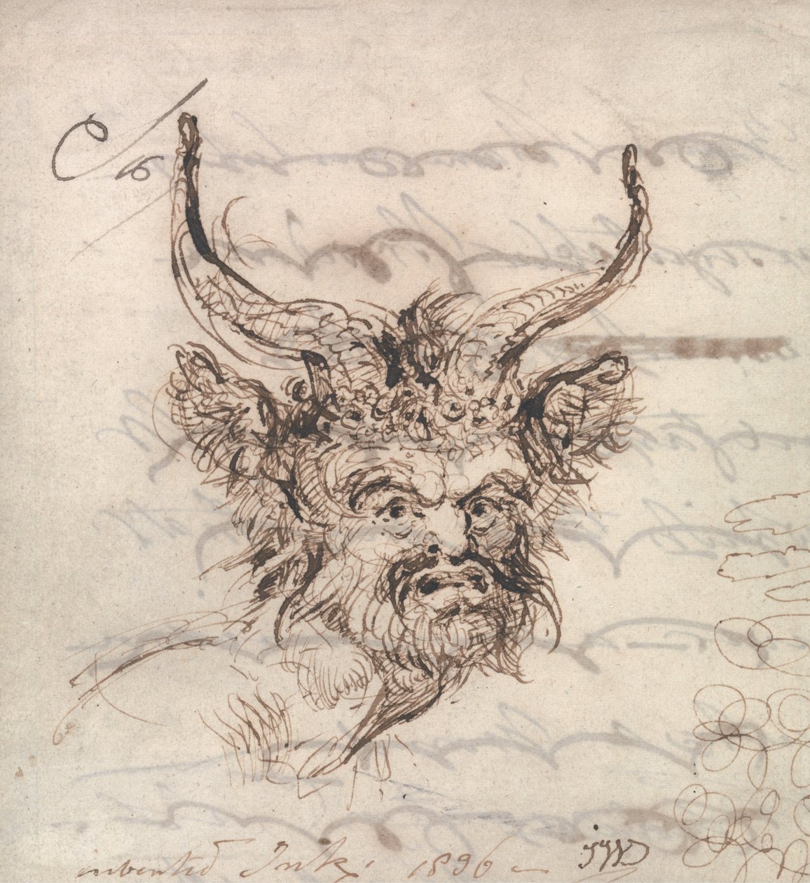Ein Satyrkopf von James Ward