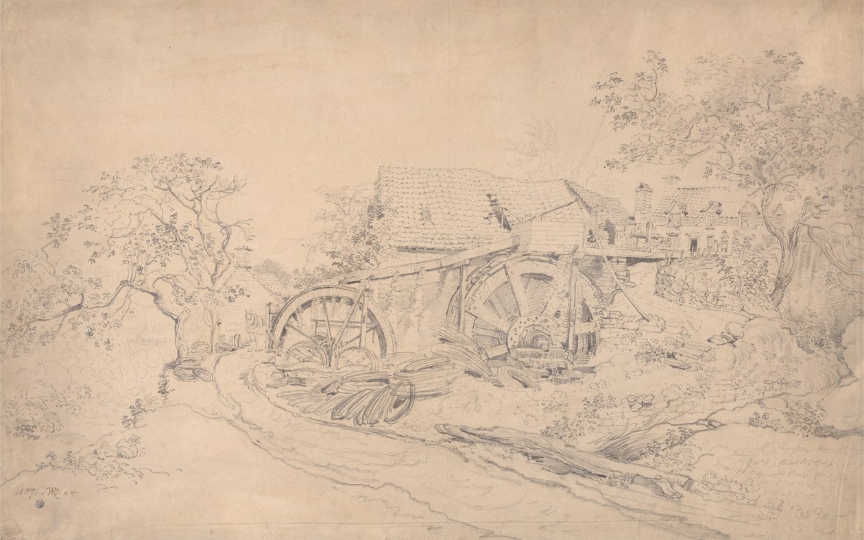 Mr. Thompsons Drahtmühle, Tintern von James Ward