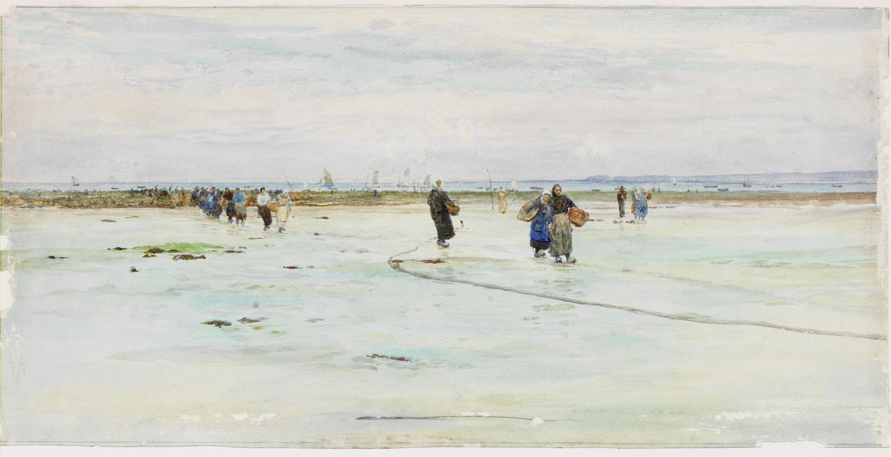 Fischerinnen am Ufer von James Webb
