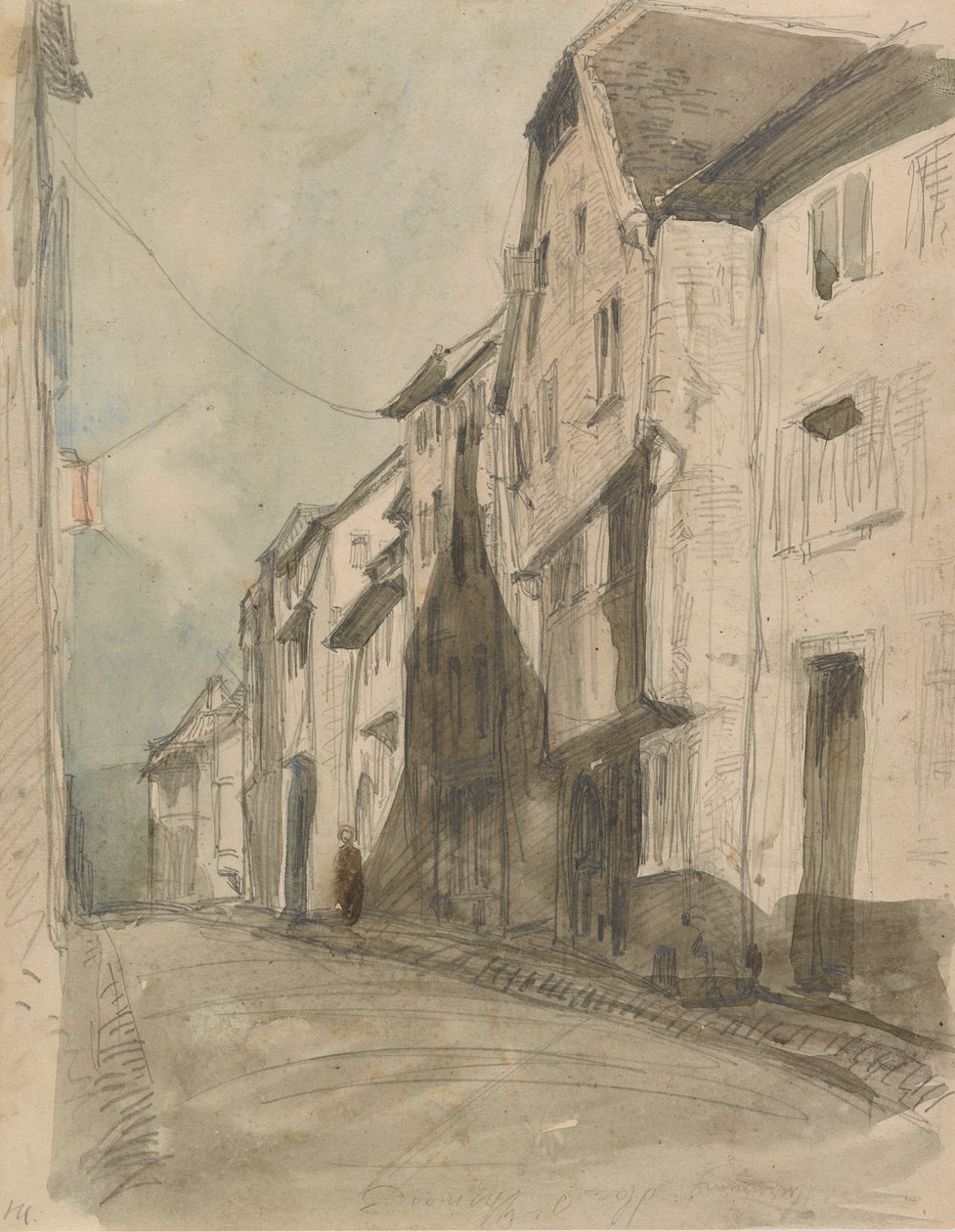 Eine Straße in Saverne von James Abbott McNeill Whistler