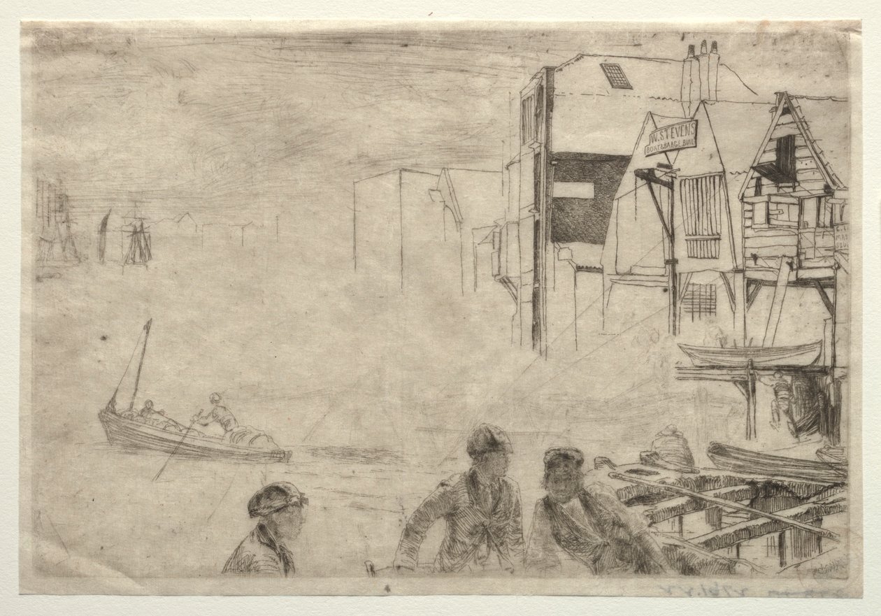 Ein Kai von James Abbott McNeill Whistler