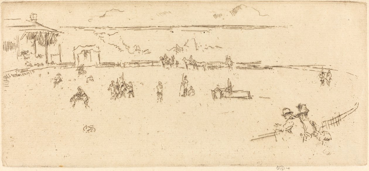 Bockendes Pferd von James Abbott McNeill Whistler
