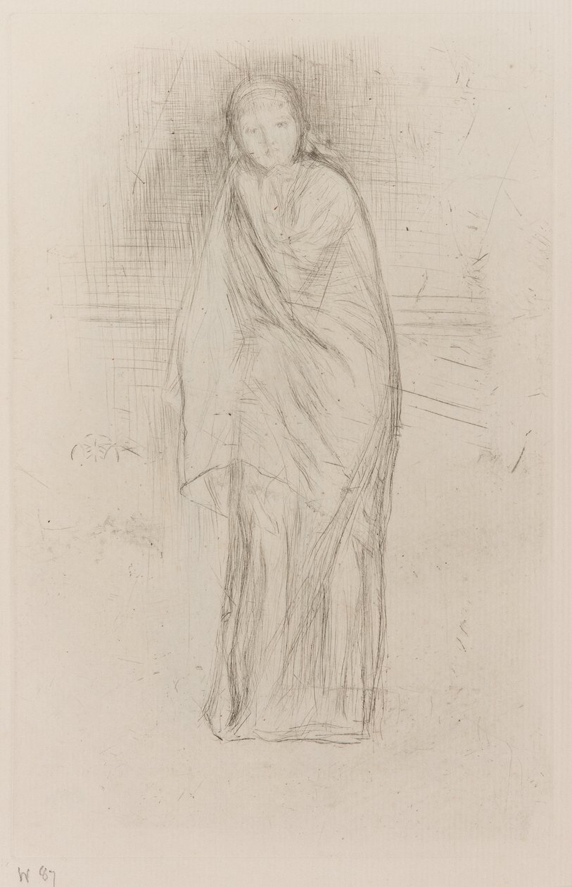 Bekleidetes Modell von James Abbott McNeill Whistler