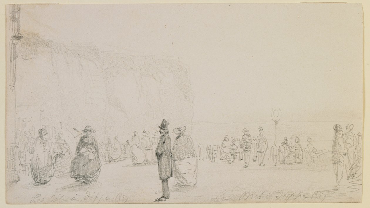 Die Küsten bei Dieppe, 1857 von James Abbott McNeill Whistler