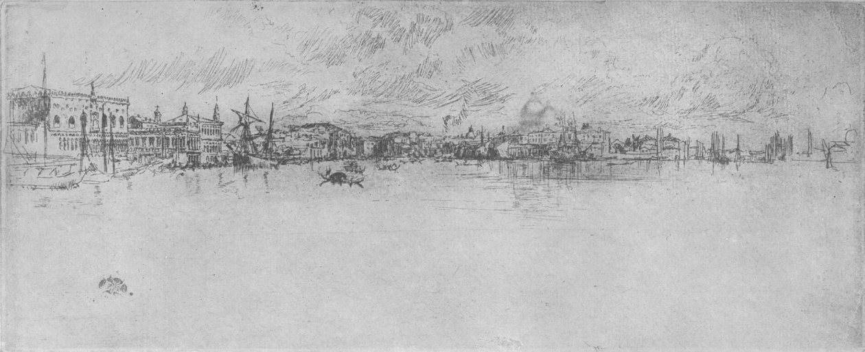 Langes Venedig, ca. 1880 von James Abbott McNeill Whistler