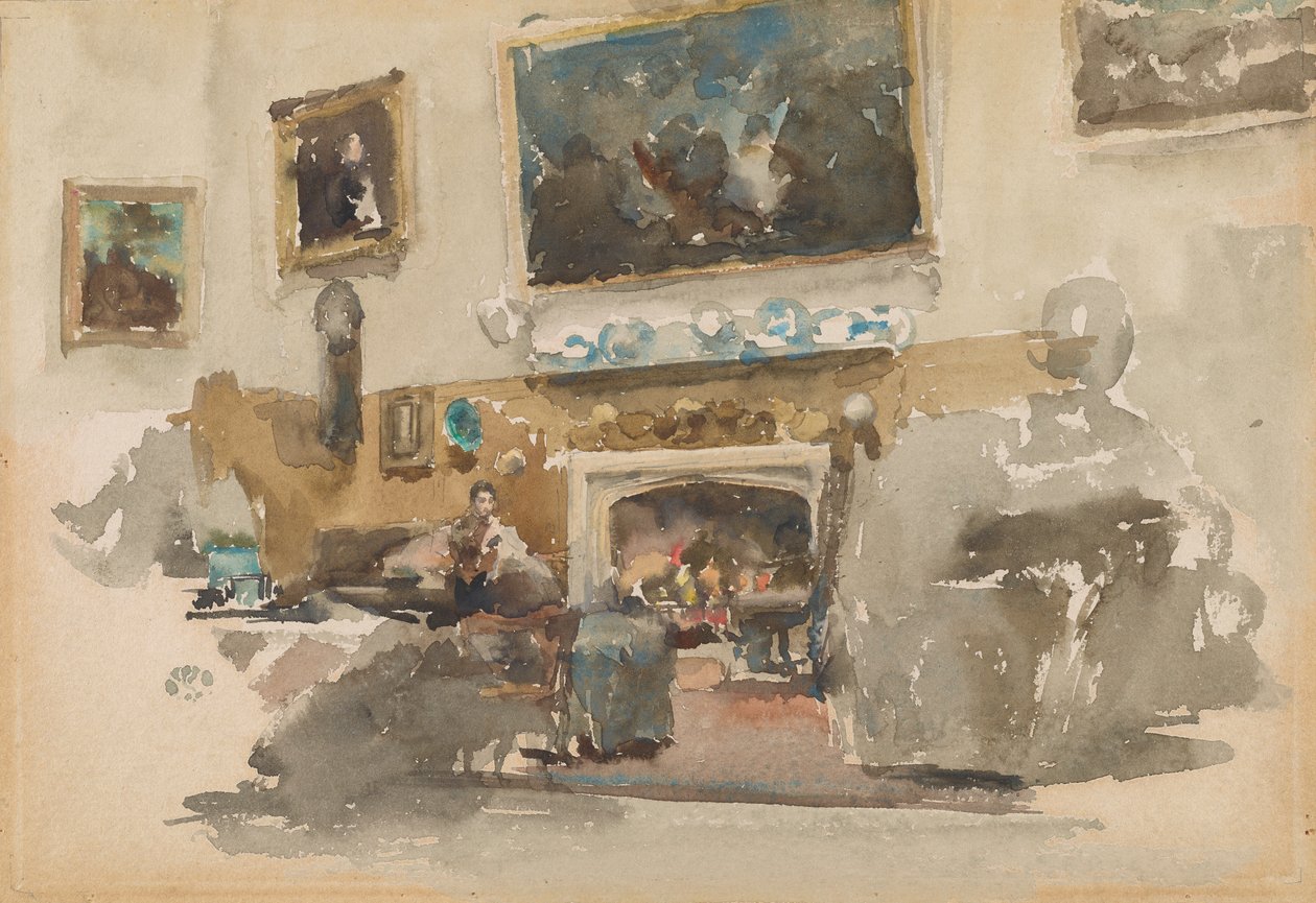 Moreby Hall, 1882-1884 von James Abbott McNeill Whistler