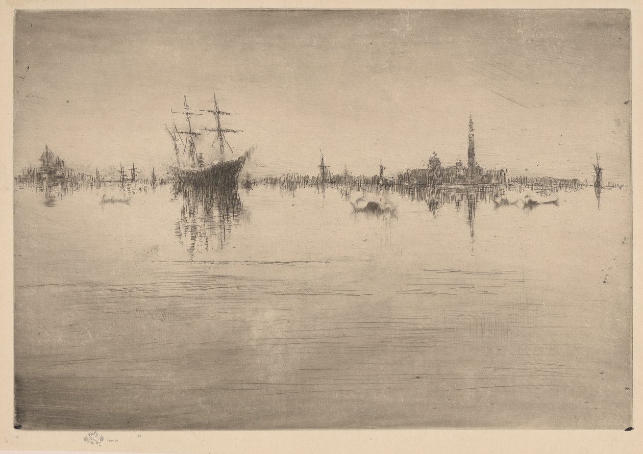Nocturne, 1879-1880 von James Abbott McNeill Whistler
