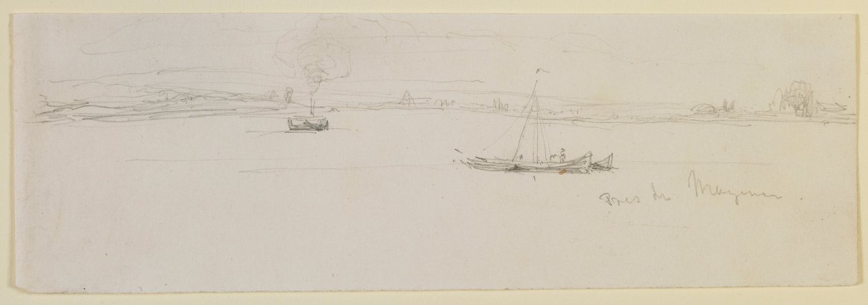 Près de Mayence, 1858 von James Abbott McNeill Whistler