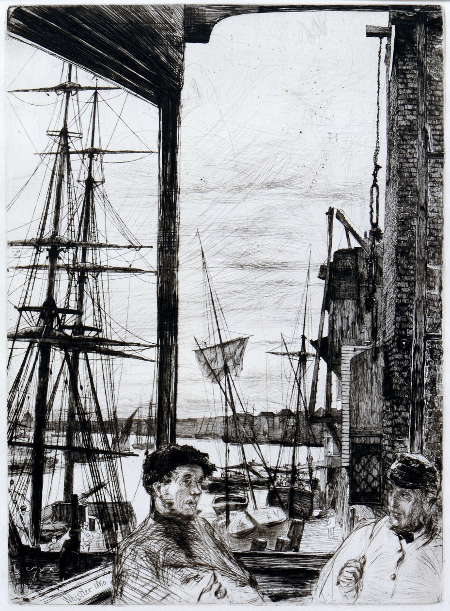 Rotherhithe (oder Wapping) von James Abbott McNeill Whistler