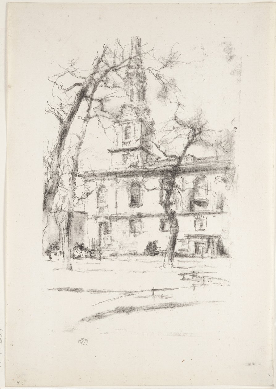 St. Giles-in-the-Fields von James Abbott McNeill Whistler