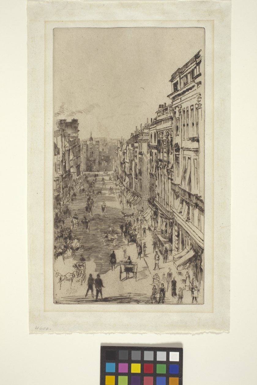 St. James Straße von James Abbott McNeill Whistler