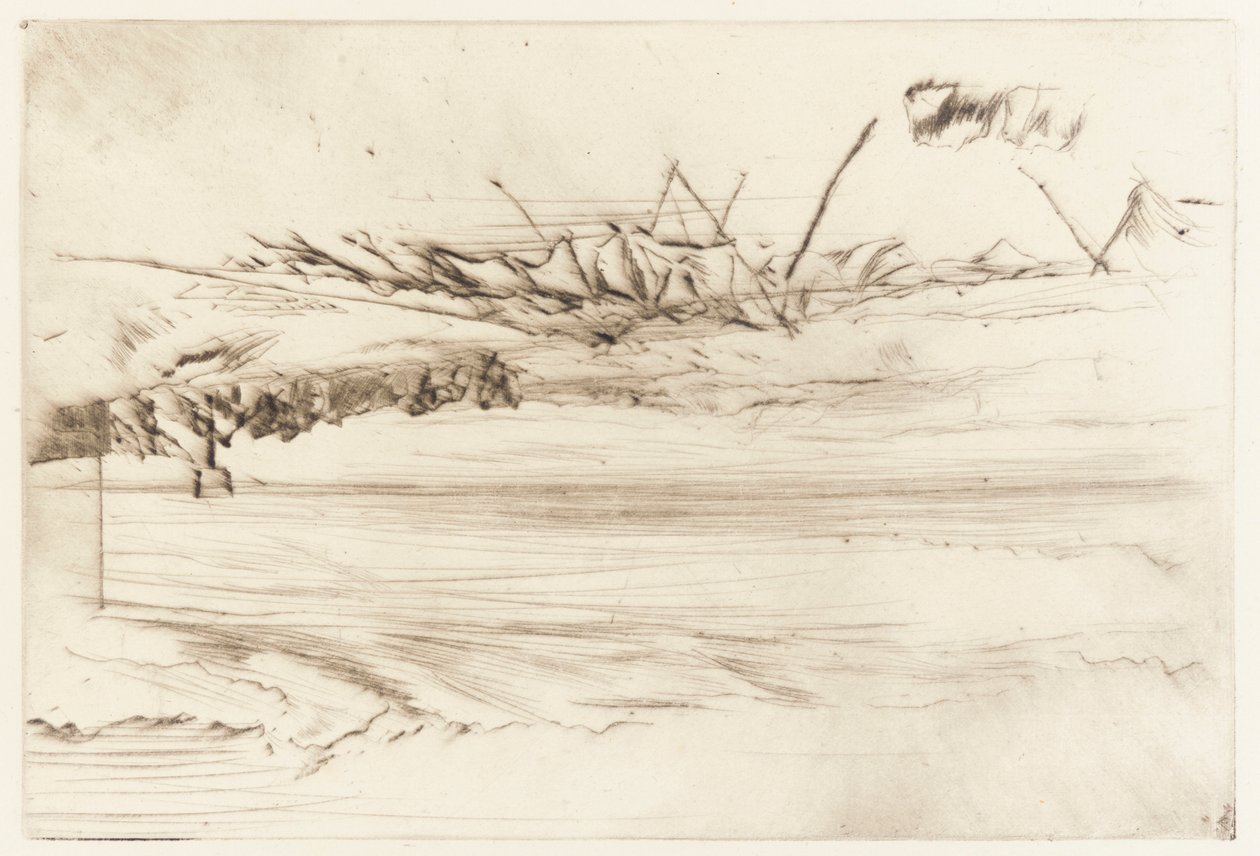 Der Strand, Hastings von James Abbott McNeill Whistler