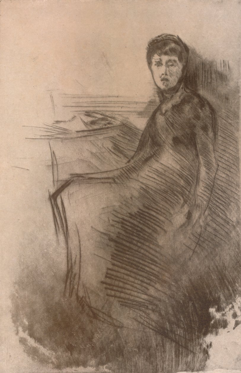 Der Schreibtisch, ca. 1870, 1904 von James Abbott McNeill Whistler