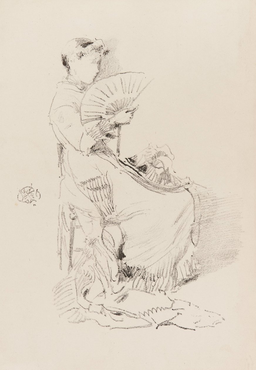 Der Fächer von James Abbott McNeill Whistler