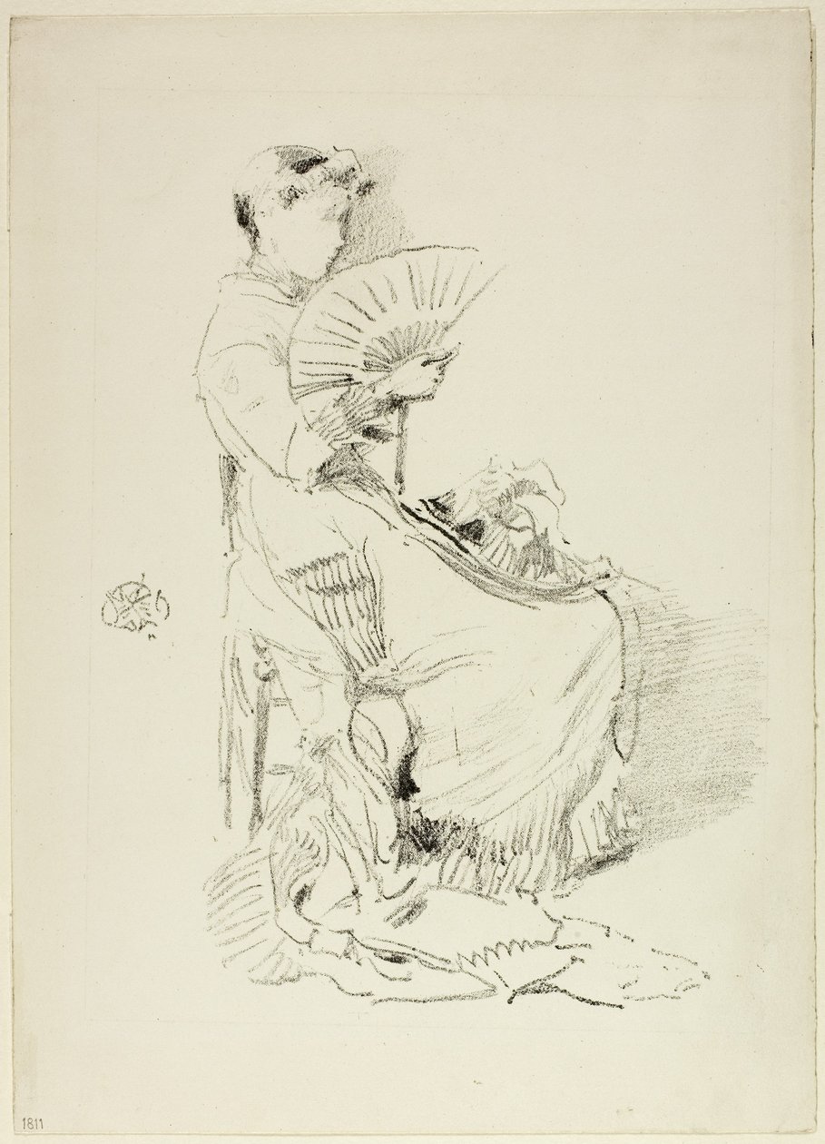 Der Fächer von James Abbott McNeill Whistler