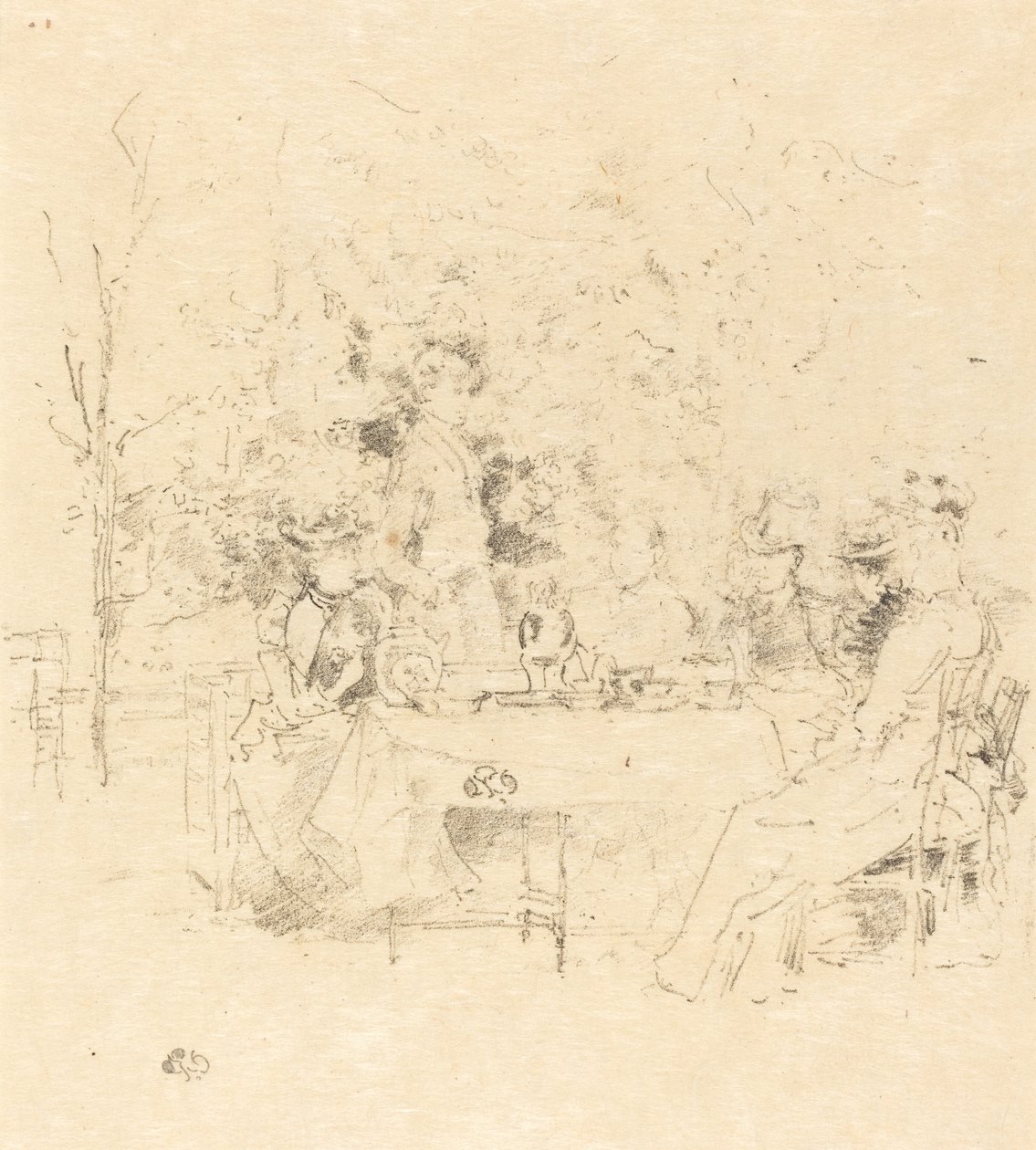 Der Garten, 1891 von James Abbott McNeill Whistler