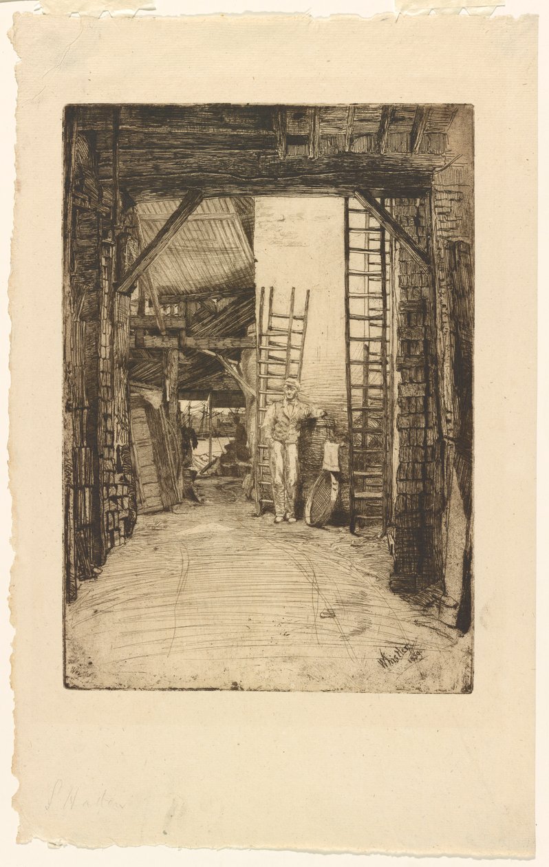 Der Kalkbrenner von James Abbott McNeill Whistler