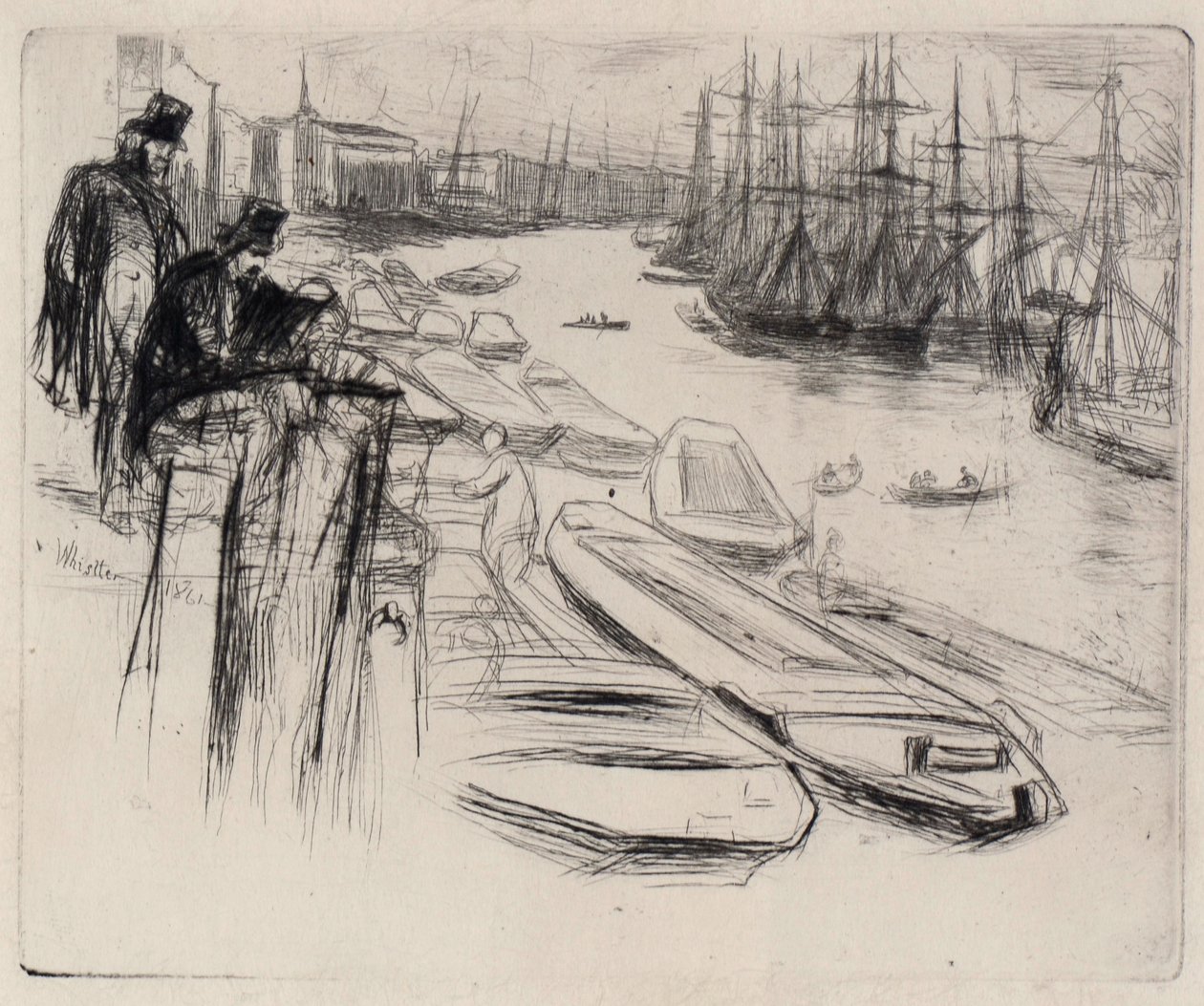 Der kleine Teich von James Abbott McNeill Whistler