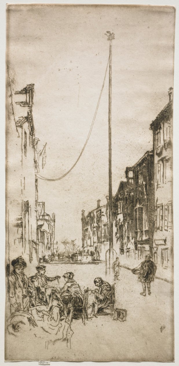 Der Mast, 1880 von James Abbott McNeill Whistler