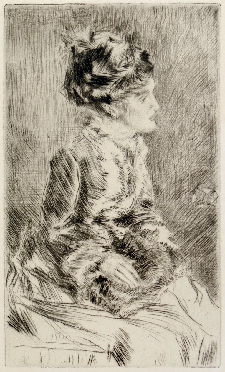 Der Muff von James Abbott McNeill Whistler