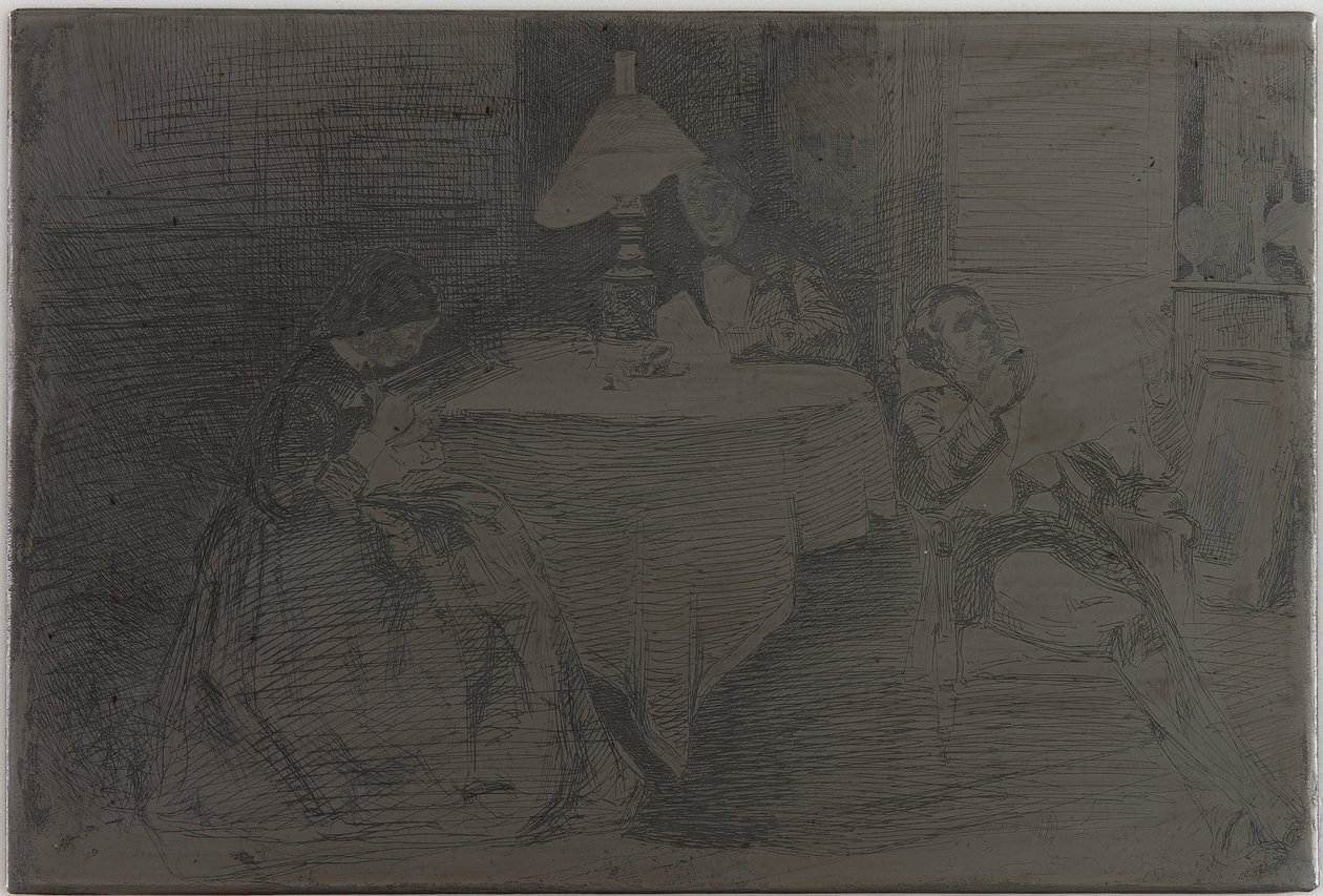 Das Musikzimmer, 1858 von James Abbott McNeill Whistler