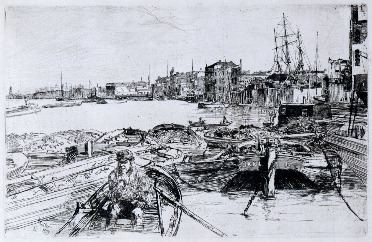 Der Teich von James Abbott McNeill Whistler