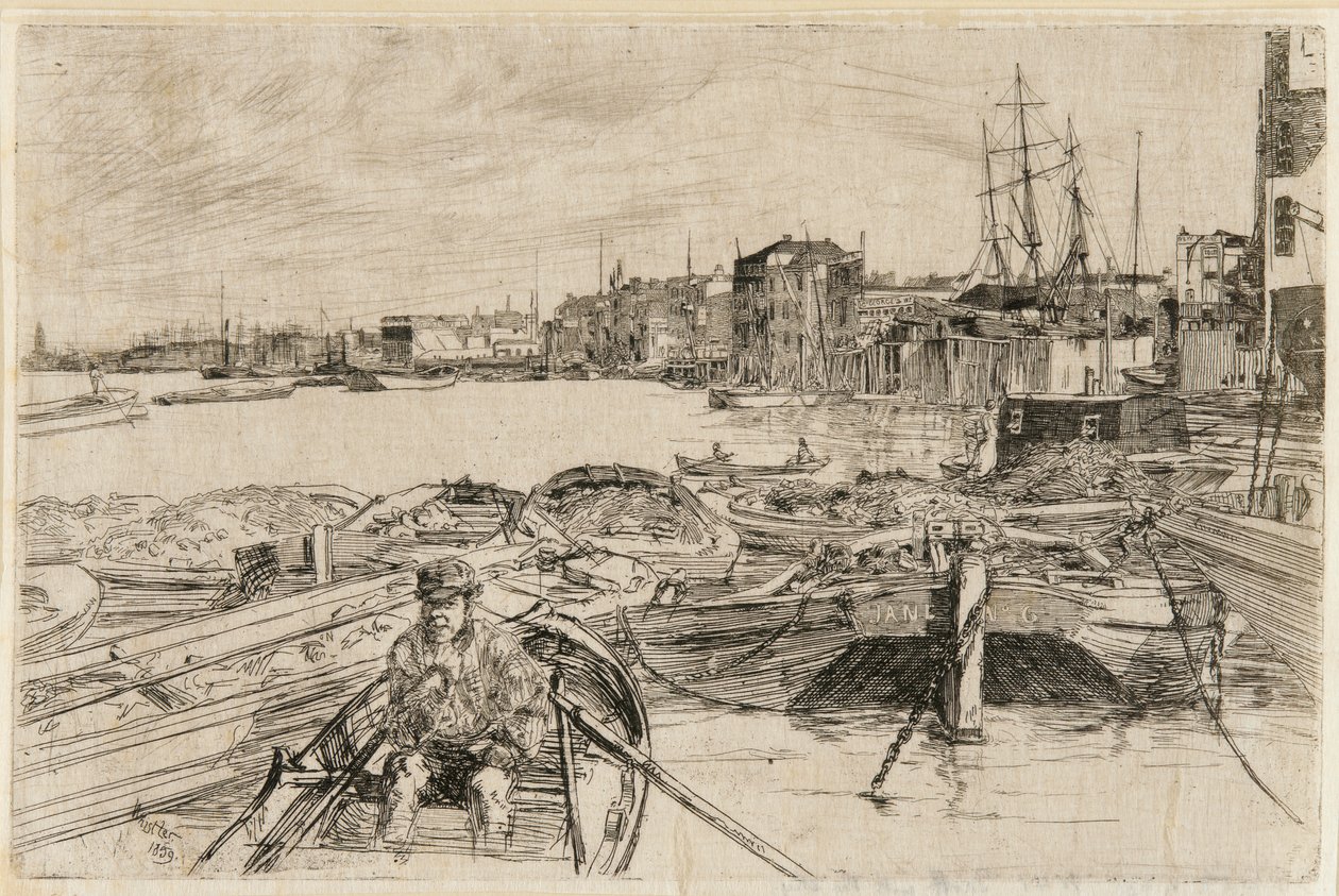 Der Teich, 1859 von James Abbott McNeill Whistler