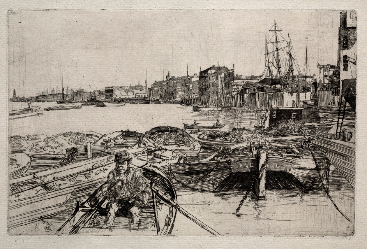 Der Pool, 1859 von James Abbott McNeill Whistler