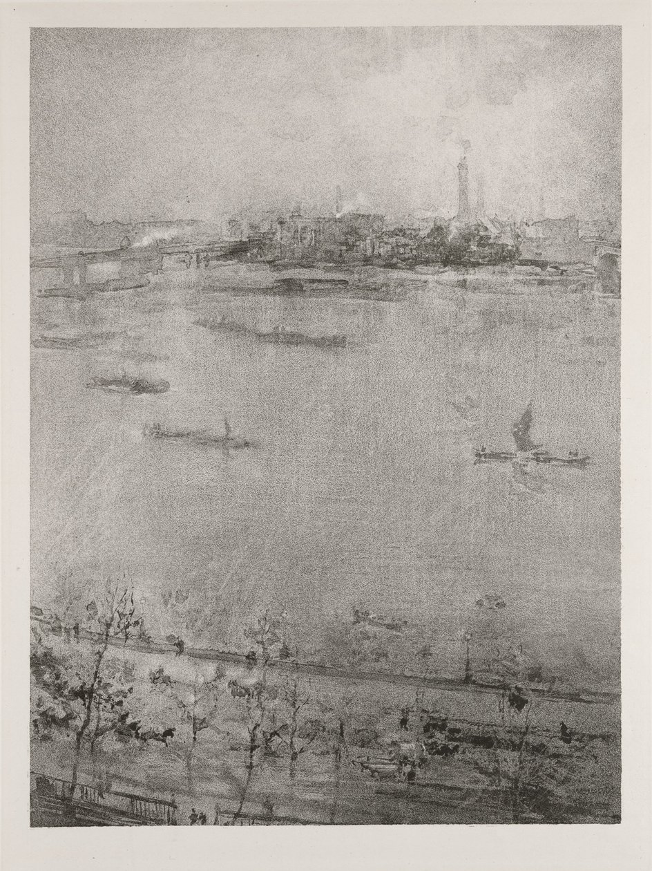 Die Themse von James Abbott McNeill Whistler