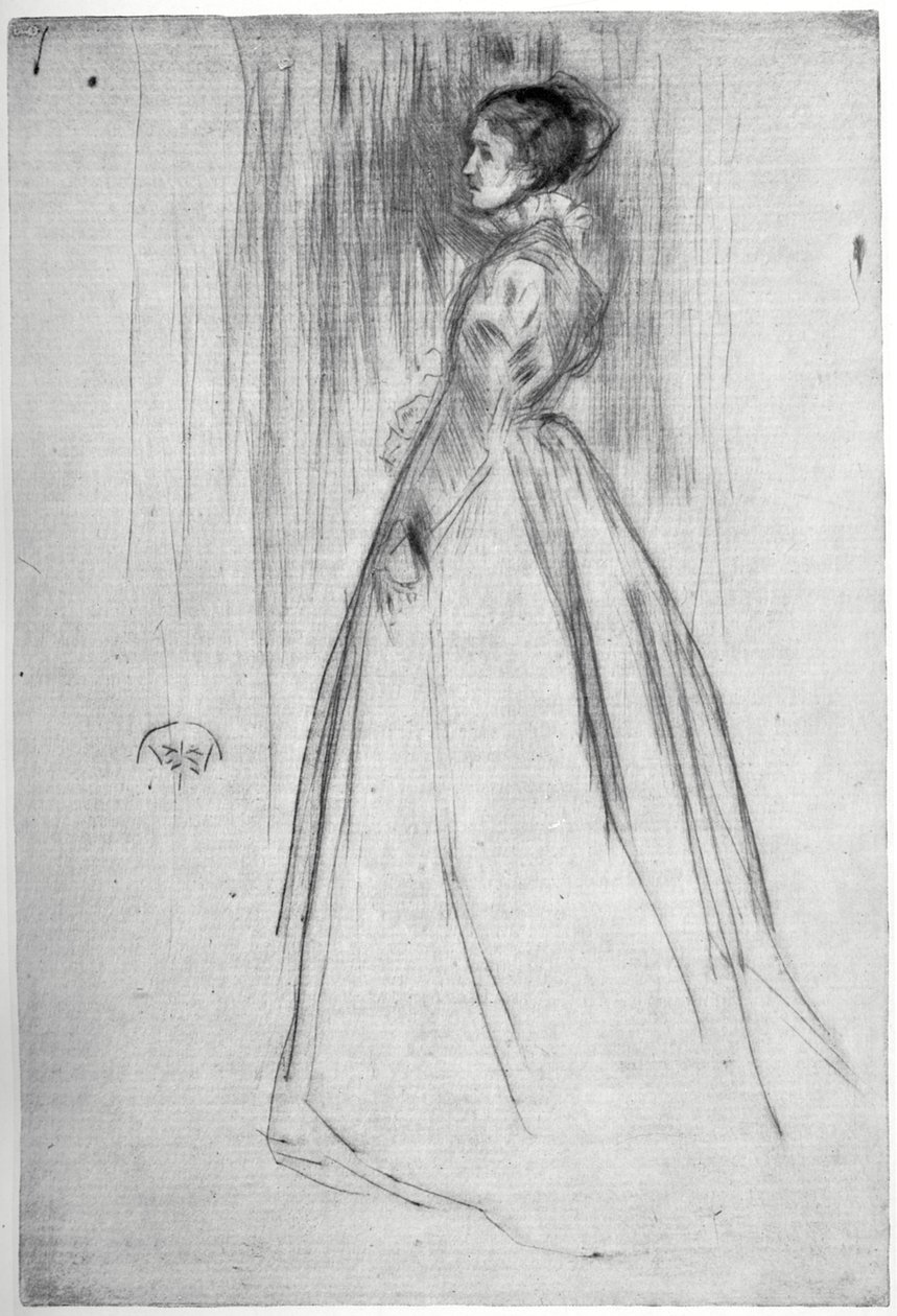 Das Samtkleid, 1873 1904 von James Abbott McNeill Whistler