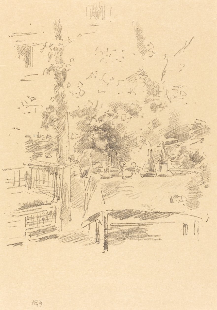 Tête-à-tête im Garten von James Abbott McNeill Whistler